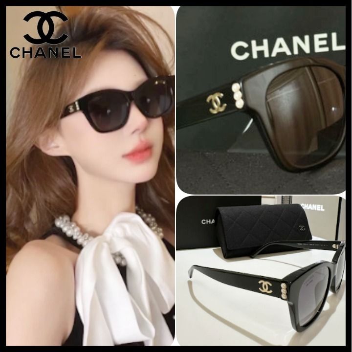 エレガント大人クール】CHANEL サングラス CCロゴ×パール (CHANEL
