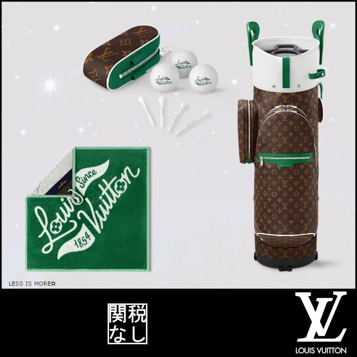 ルイヴィトン】ゴルフバッグ モノグラム・マカサー (Louis Vuitton