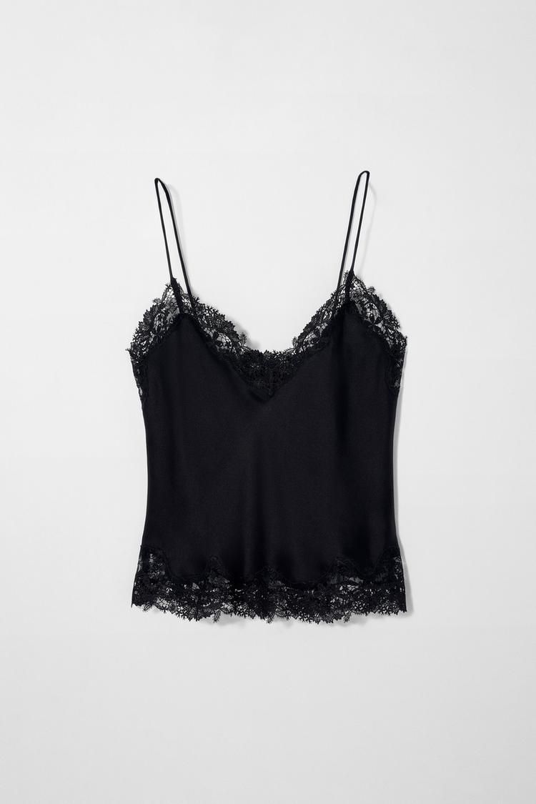 ZARA×Kate Moss】シルクキャミソールトップ 1758/200/800 (ZARA