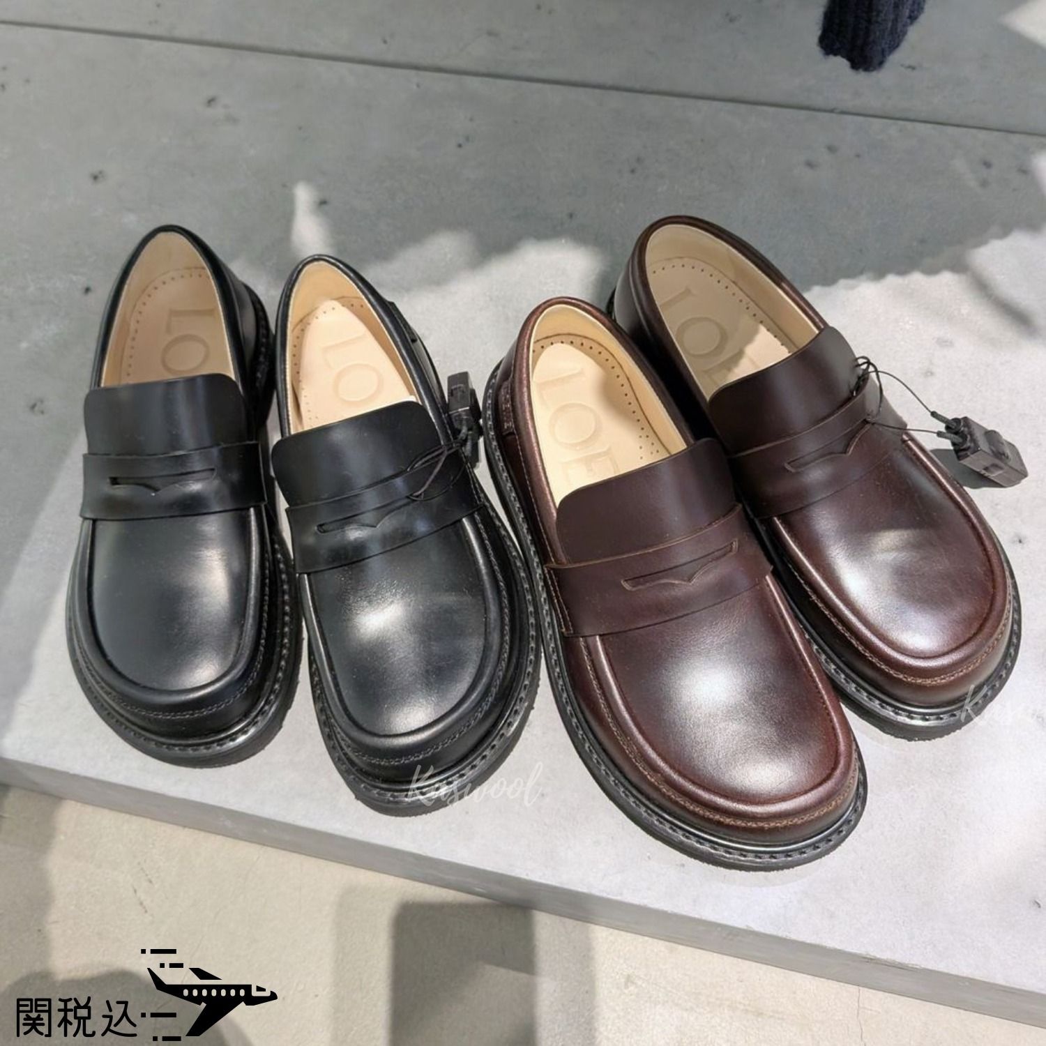 LOEWE ロエベ Blaze Loafer プルアップカーフ ローファー (LOEWE