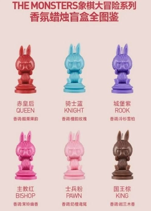 レア！】POPMART The Monsters Labubu Checkmate キャンドル (POP MART