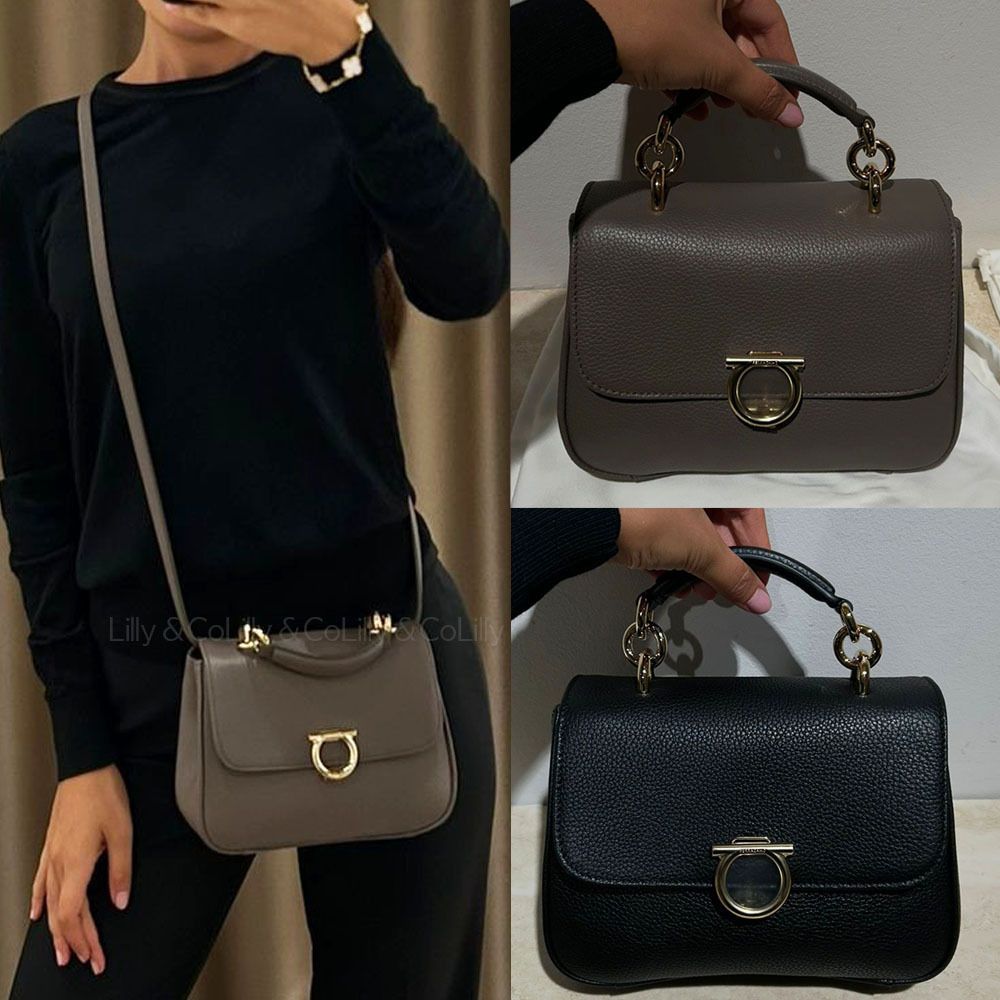 Ferragamo☆フェラガモ Tハンドル2Wayバッグ (FERRAGAMO/ショルダー