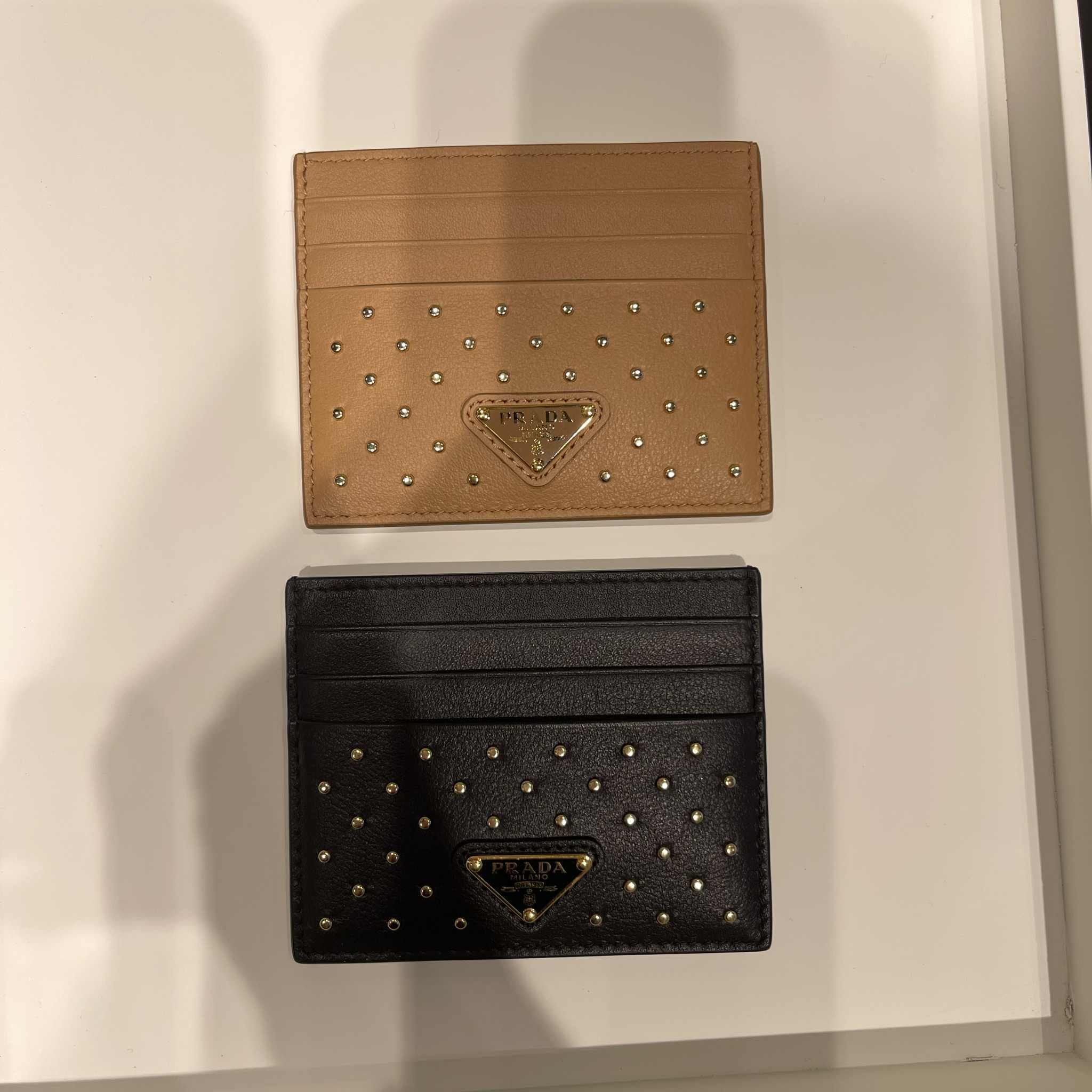 ☆PRADA / プラダ ☆ スタッズドレザー カードケース 1MC025 (PRADA