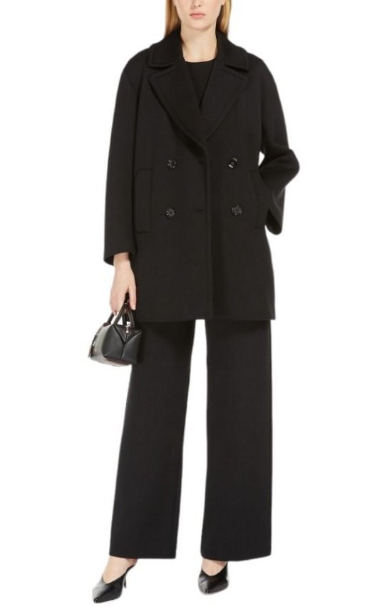 アウトレット☆S Max Mara☆gradi ジャージーピーコート (S Max Mara