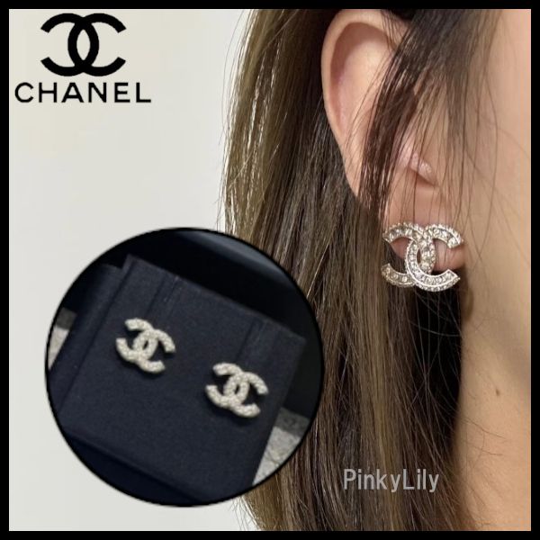 ベーシックでどんなシーンにも◎】CHANEL☆CCロゴピアス (CHANEL