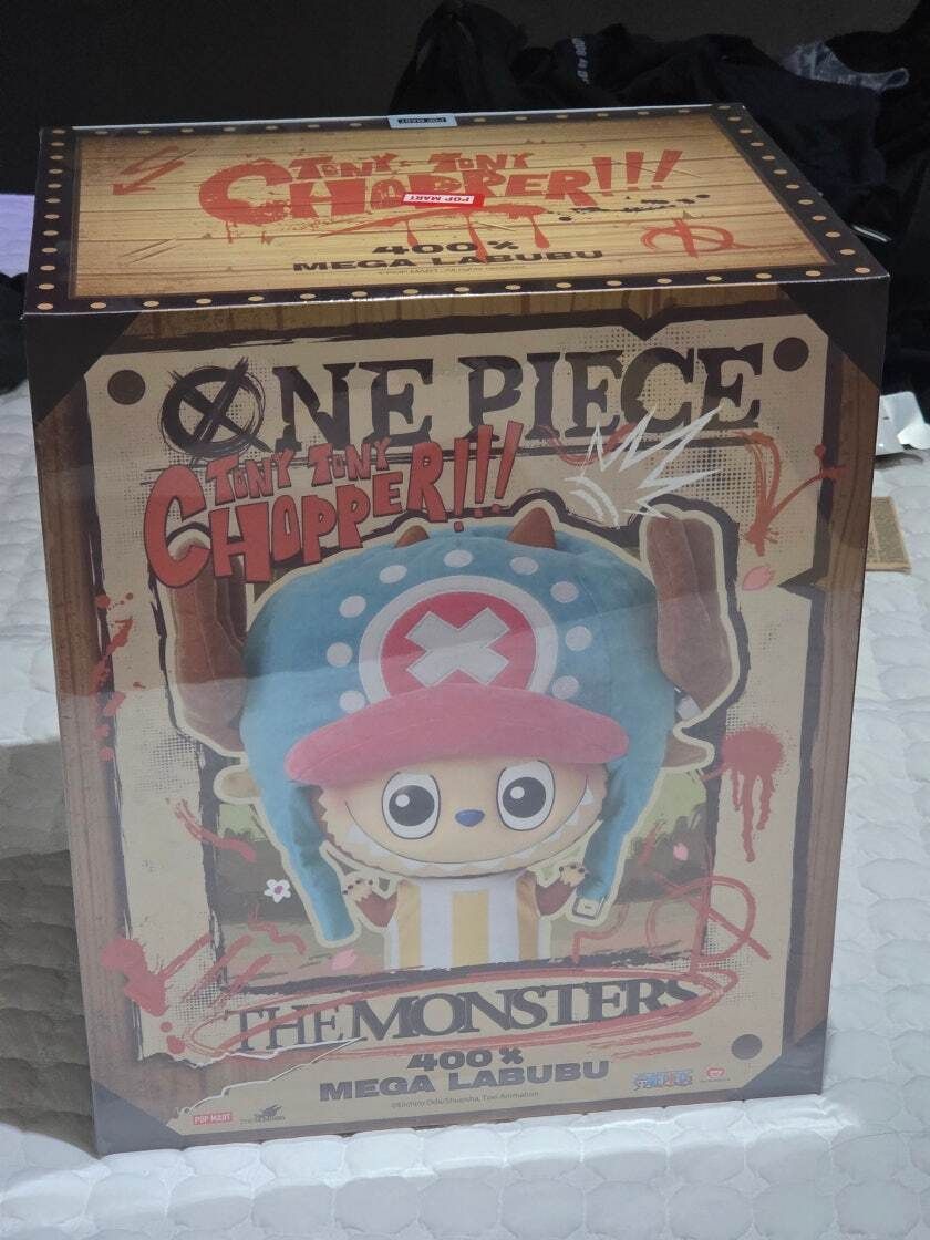 POP MART】MEGA LABUBU x One Piece Tony Tony Chopper 400% (POP MART