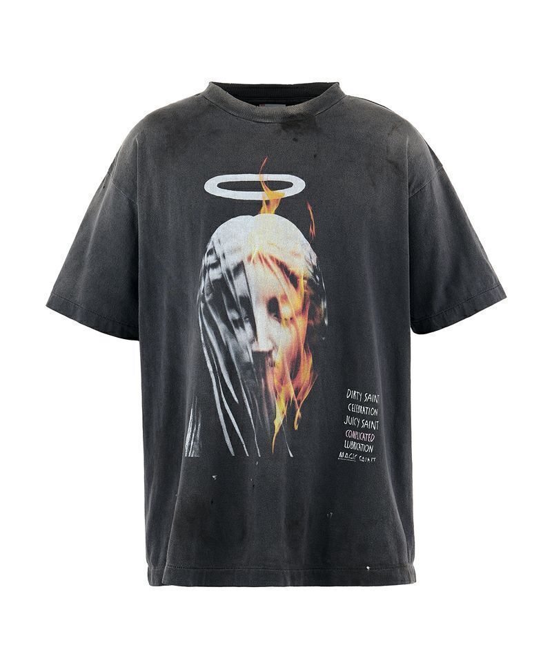 佐藤健 着用モデル】SAINT MICHAEL DEVIL DADDY SS Tシャツ (Saint