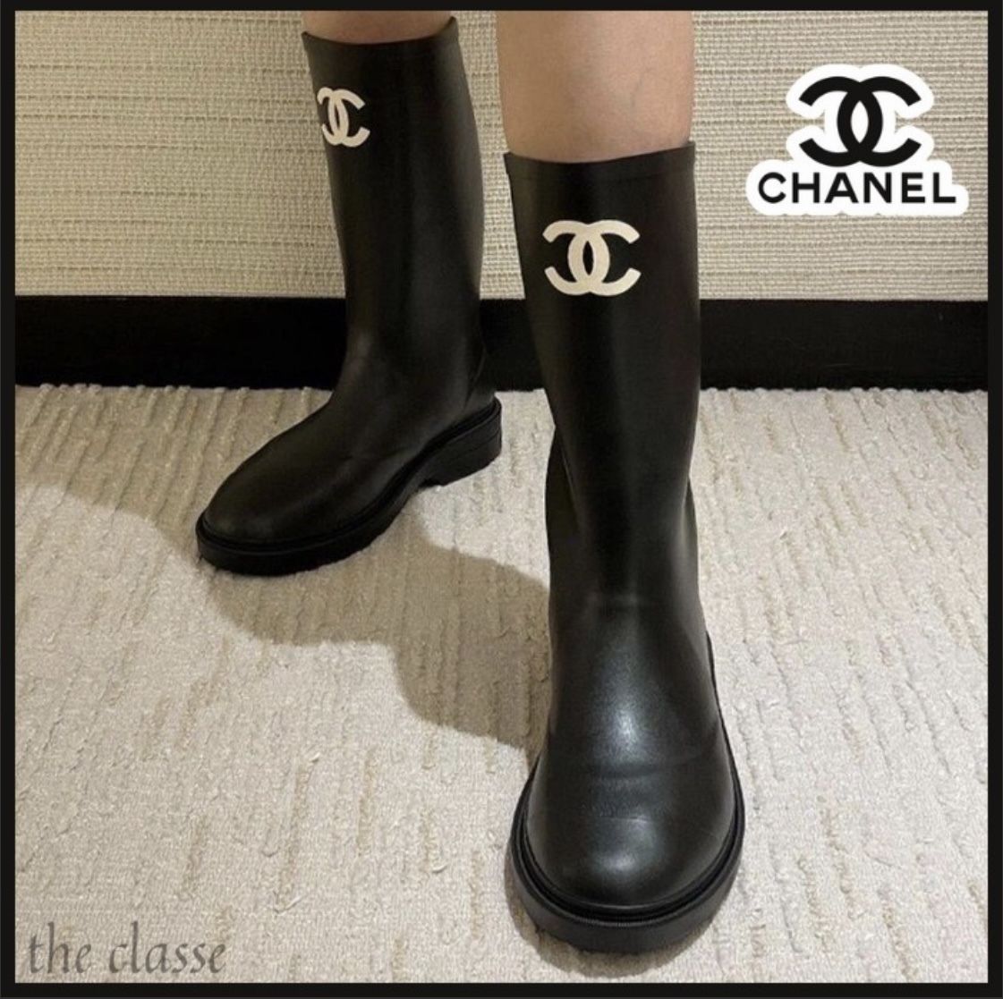ジェニー愛用】CHANEL レインブーツ (CHANEL/レインブーツ) G39620