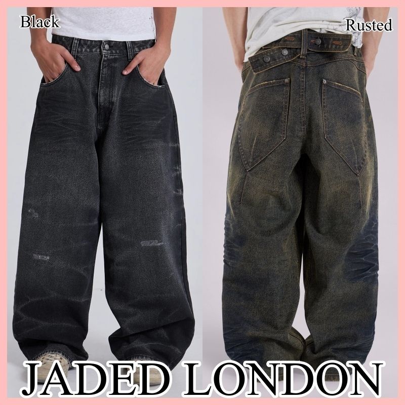 JADED LONDON Cinch XL Colossus ジーンズ Black Rusted 送料込 (JADED