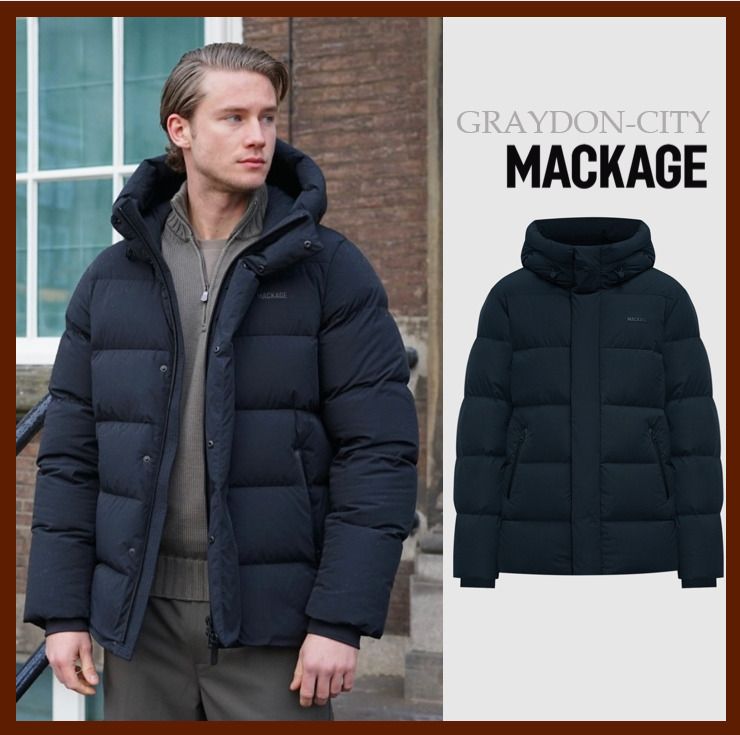 マッカージュ】メンズ＊GRAYDON-CITY マット ダウンジャケット
