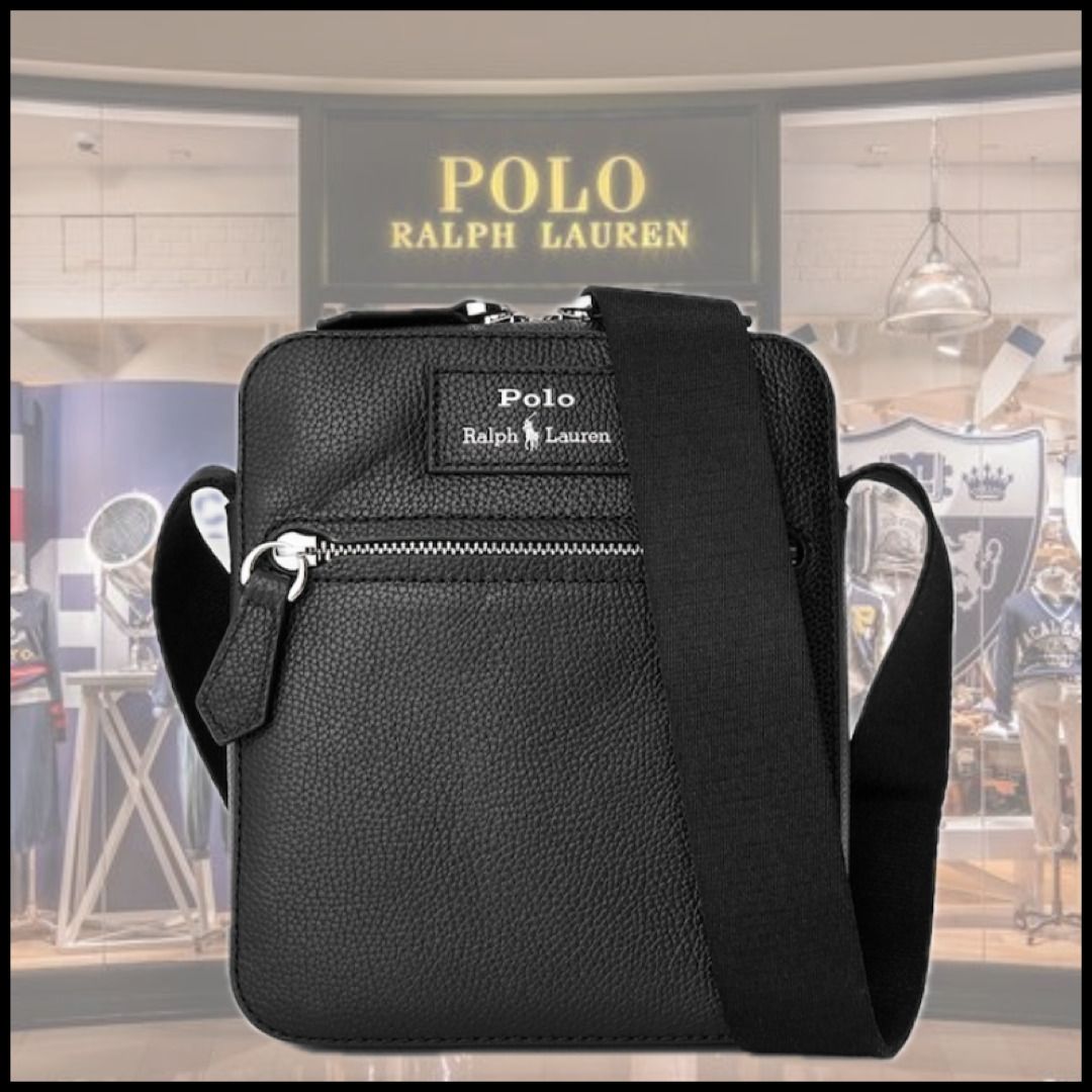 ☆人気☆【POLO RALPH LAUREN】Pebble Leather Crossbody Bag (POLO