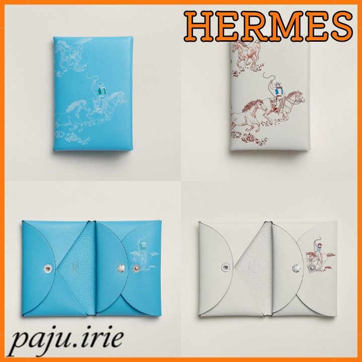 希少☆【HERMES 】エルメス カルヴィデュオ カードホルダー (HERMES
