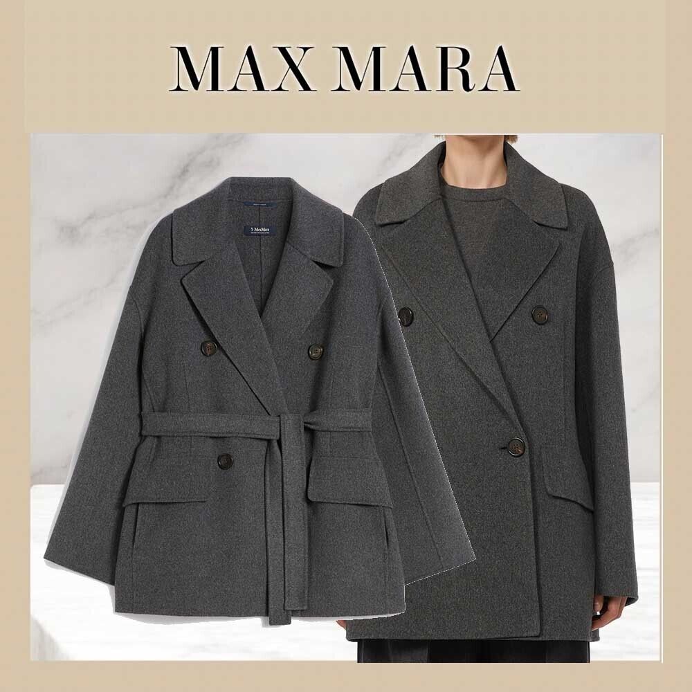 S Max Mara ORNELLA[オルネッラ] ピュア ウール ショート コート (S