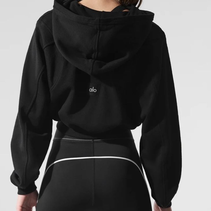 alo YOGA】Sweet Escape ジップアップ フーディ 関送込 (ALO Yoga