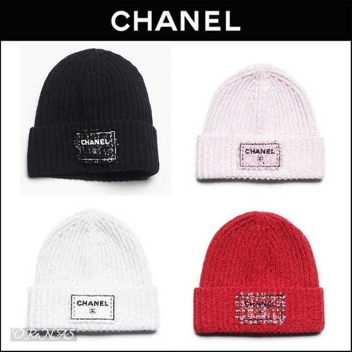 カジュアルに映えるロゴデザイン】CHANEL 2025AW ニット帽 (CHANEL
