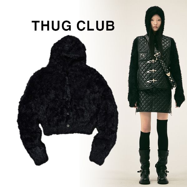 THUG CLUB】Chimera Fur Hooded Zip-Up☆送料・関税込 (Thug Club