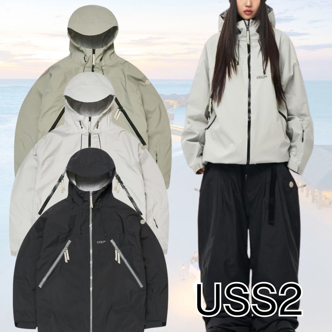 USS2】3L Axis JKT ボードウエア ユニセックス 全3色 (USS2/レディース