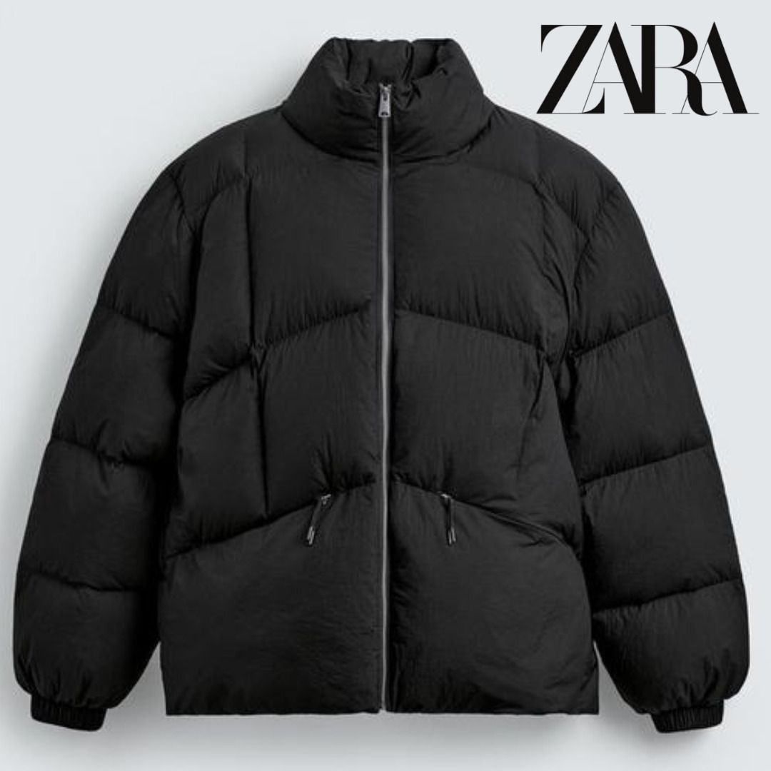 ZARA］100%フェザーダウンジャケット (ZARA/ダウンジャケット) 0732