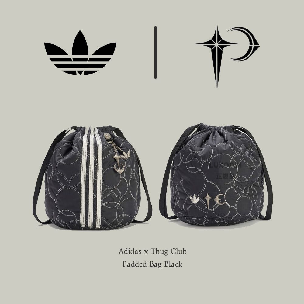 Adidas x Thug Club】 Padded Bag Black ☆正規品 (Thug Club