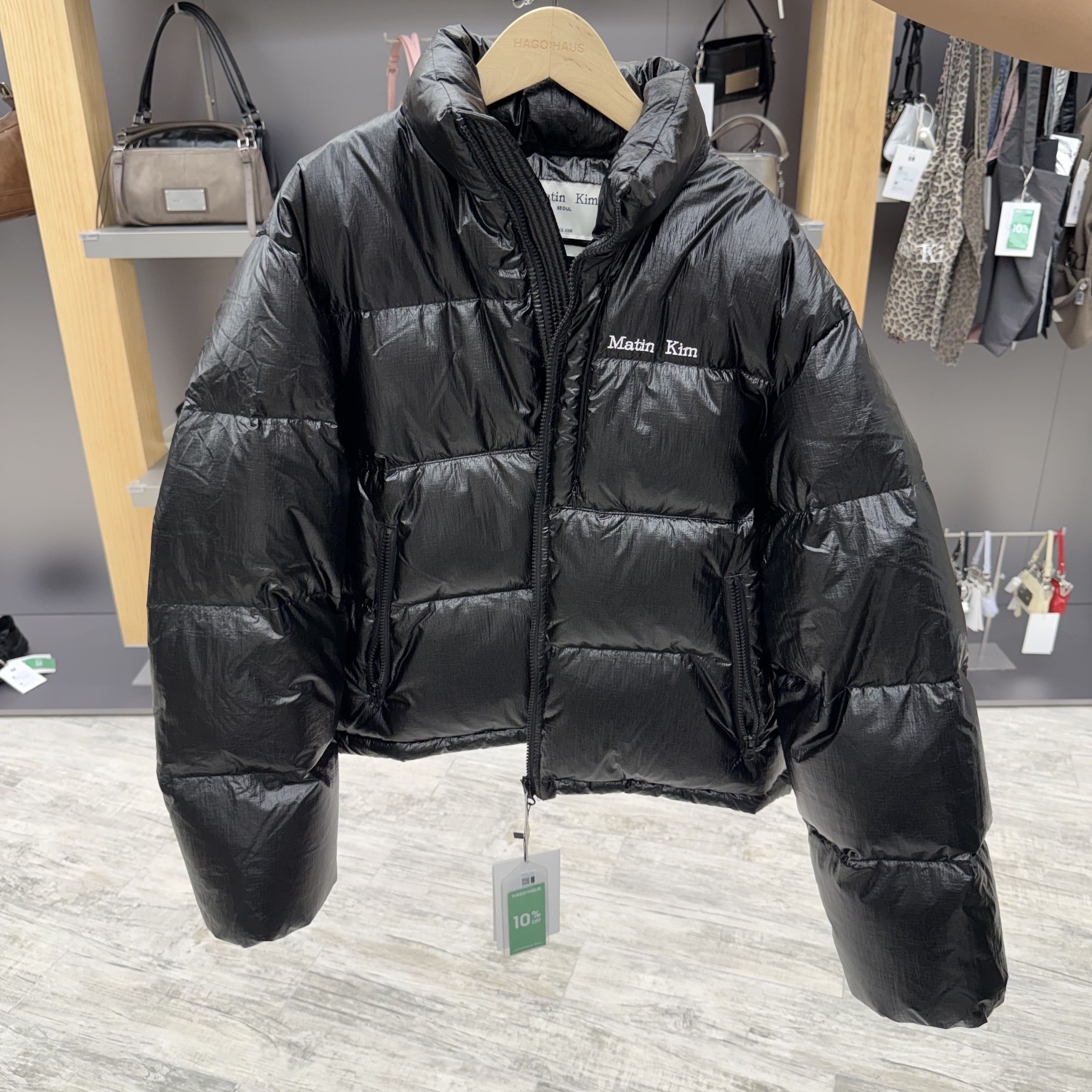 ☆Matin Kim☆SMALL LOGO VOLUME DOWN JUMPER FOR WOMEN☆大人気