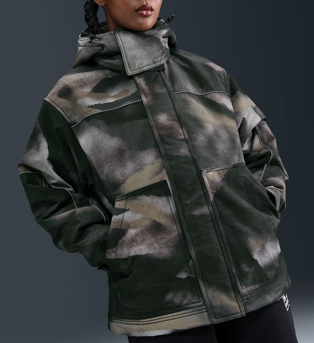 Nike x Stussy ユーティリティジャケット フード付き (STUSSY