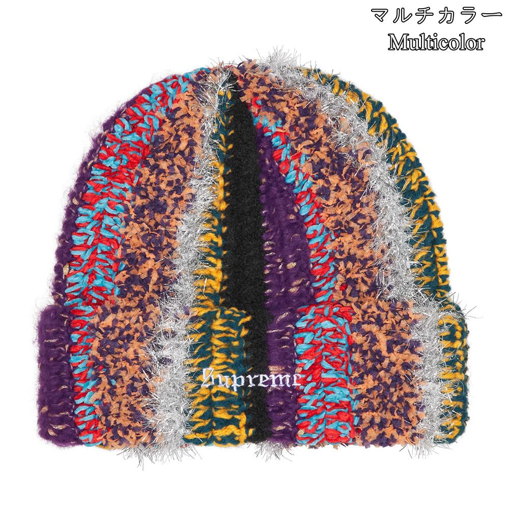 Supreme】Tinsel Stripe Beanie 25AW (Supreme/ニットキャップ
