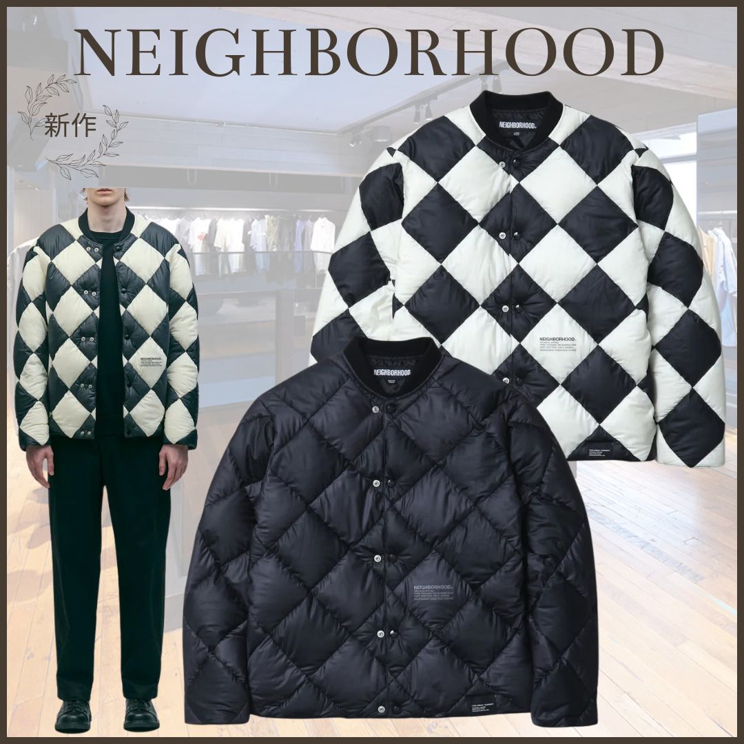 新作☆【NEIGHBORHOOD】CHECKER DOWN JACKET (Neighborhood/ダウン