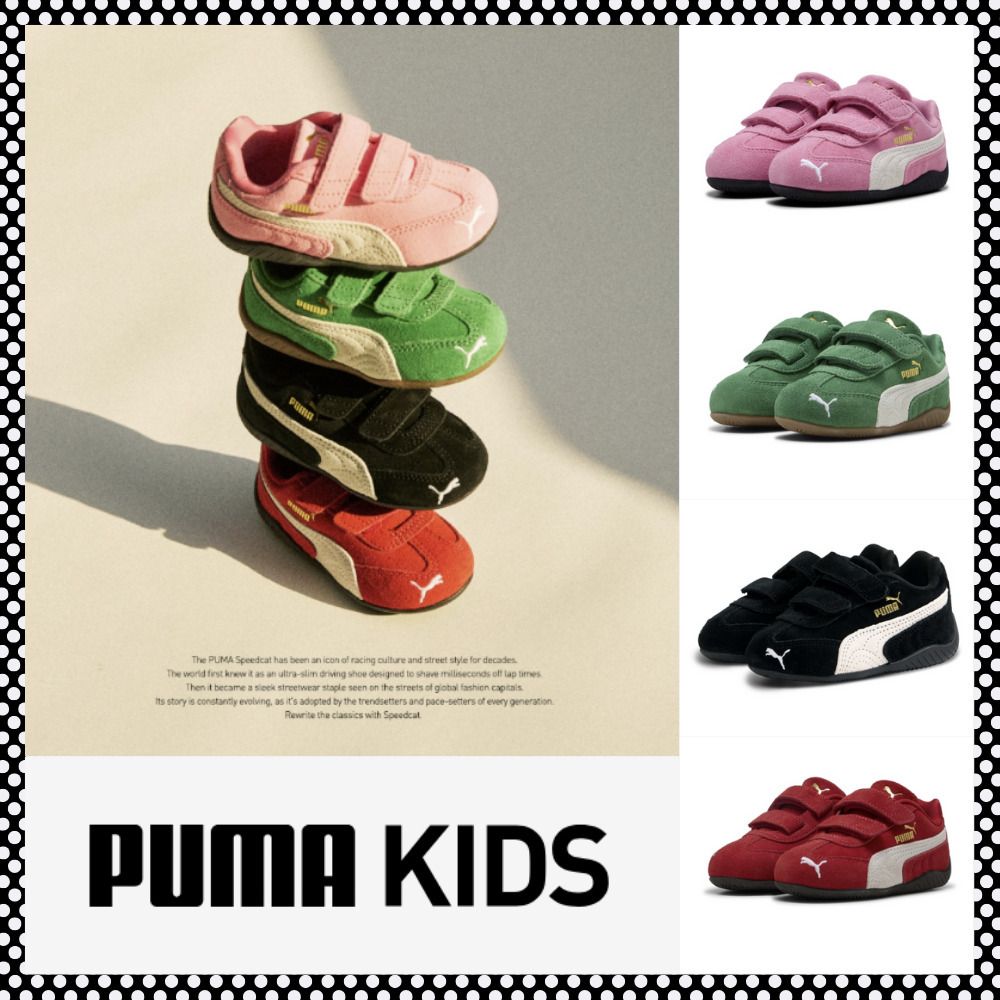 PUMA】 新作 スピードキャット Speedcat OG V Baby ☆ベルクロ (PUMA