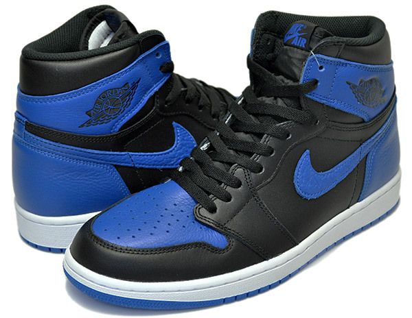 NIKE AIR JORDAN 1 RETRO HIGH OG ROYAL 黒x青 (Nike/スニーカー