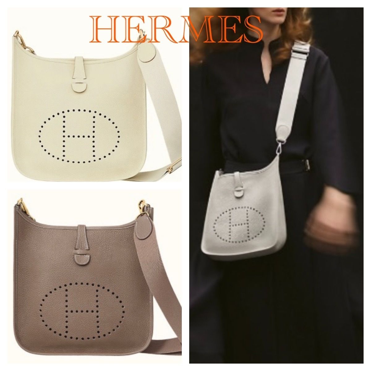 HERMES】ショルダー 《エヴリンIII》 29 エトゥープ 人気 (HERMES