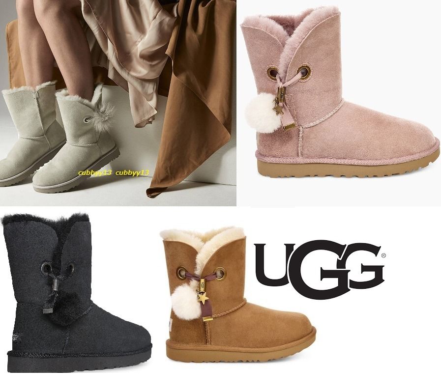 SALE!【スターチャーム&ポンポン】UGG Irina Starブーツ (UGG/ショート