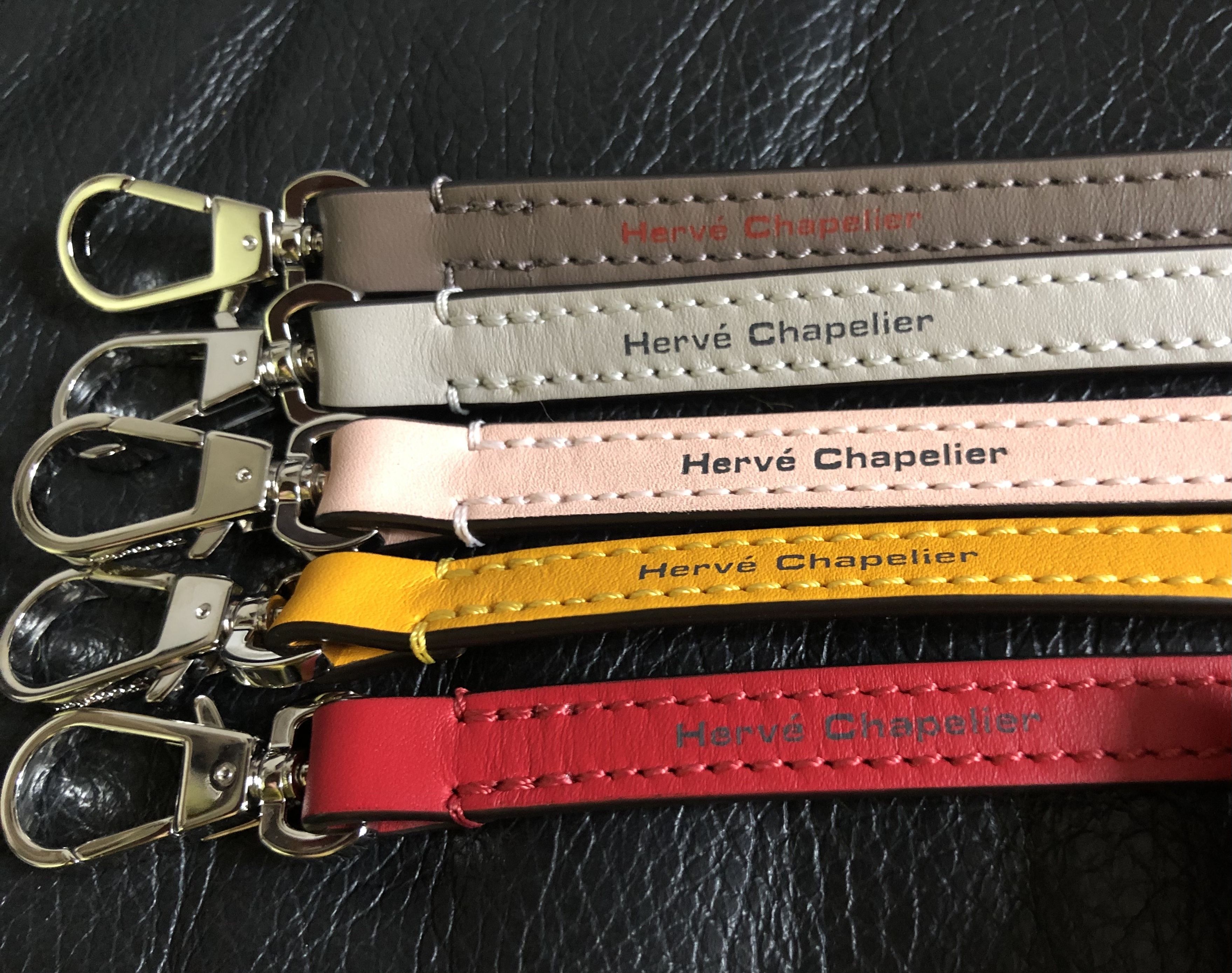 パリよりお届け Herve Chapelier 新作 レザー製ストラップ 1661L