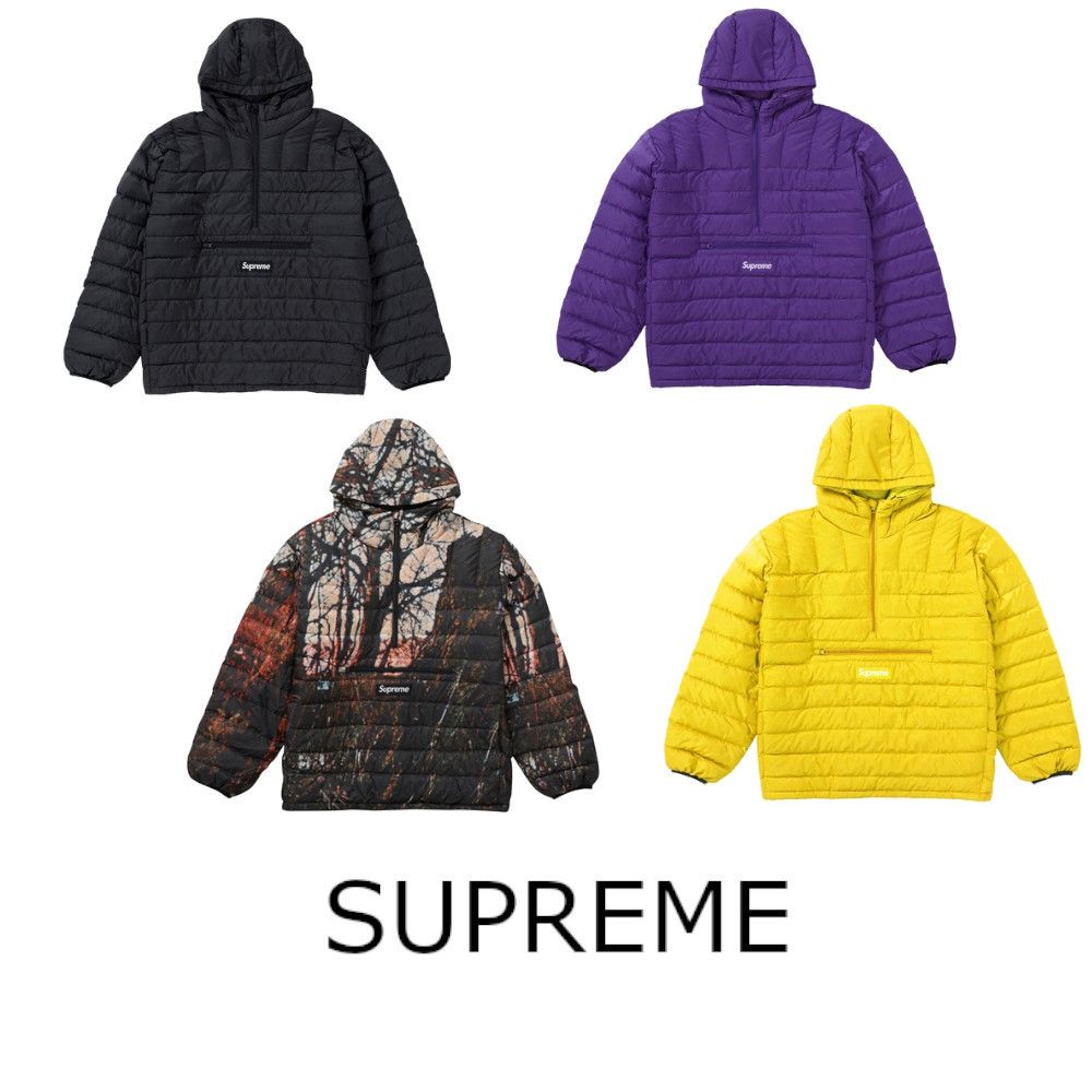 SUPREME シュプリーム☆マイクロダウンフード付きプルオーバー