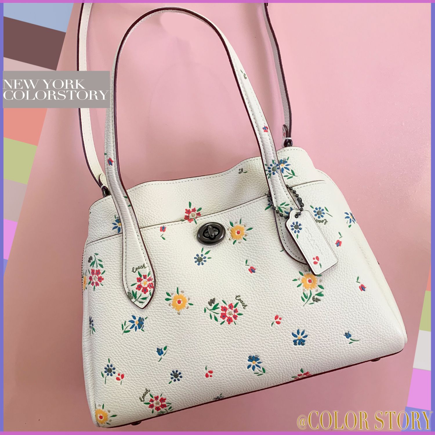 COACHブティック】○SALE！○ローラ 30 花柄 2WAY (Coach/ハンドバッグ