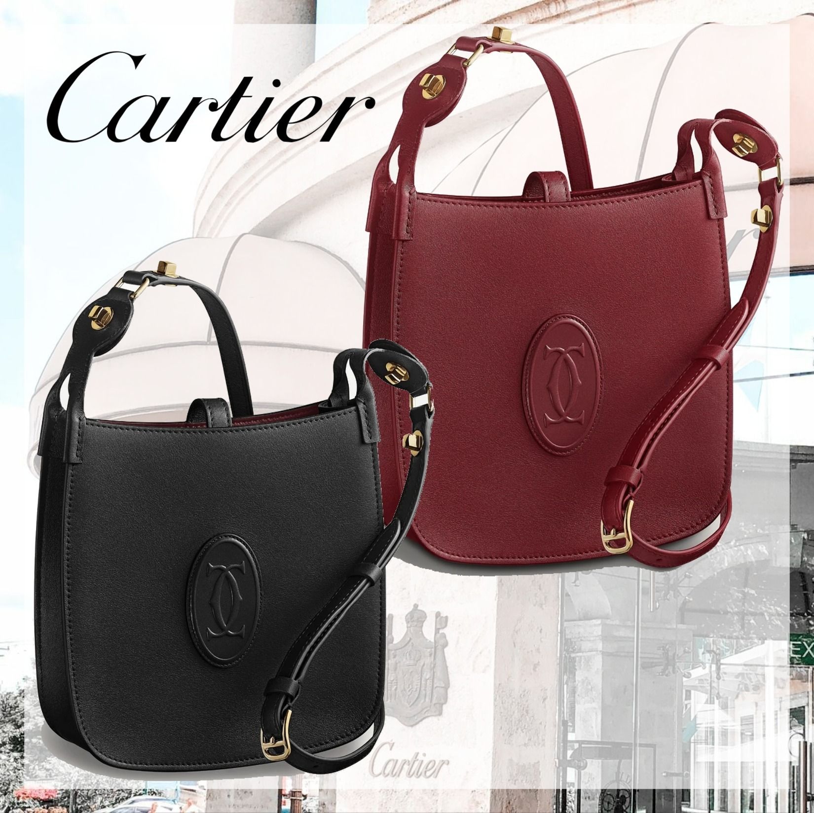すぐ届く☆関税込！【カルティエ】マスト ショルダーバッグ 2色