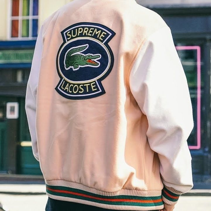 Supreme LACOSTE Wool Varsity Jacket シュプリーム ラコステ (Supreme
