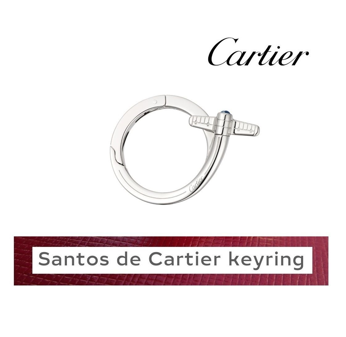 Cartier サントス ドゥ カルティエ キーリング 飛行機 モチーフ