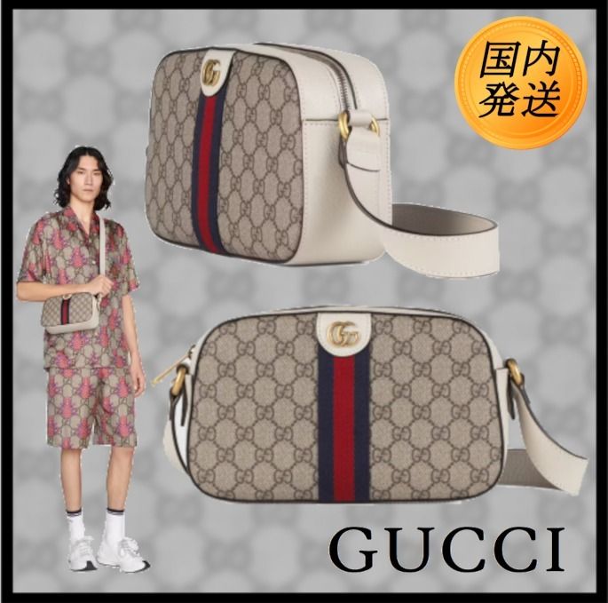 国内発送☆GUCCI】オフィディア カメラバッグ モノグラム ロゴ (GUCCI