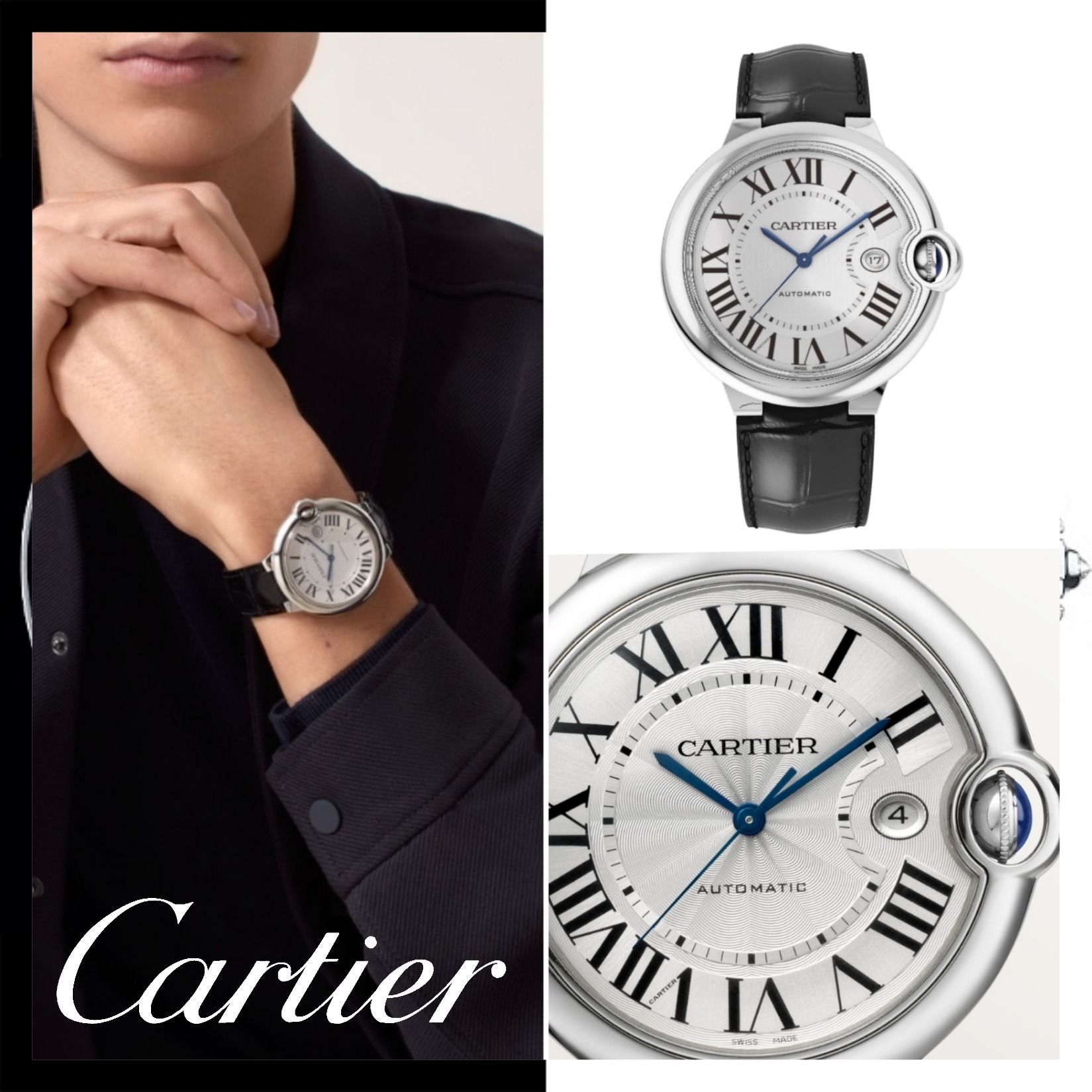 即納【Cartier】バロン ブルー ドゥ カルティエ ウォッチ 関税込