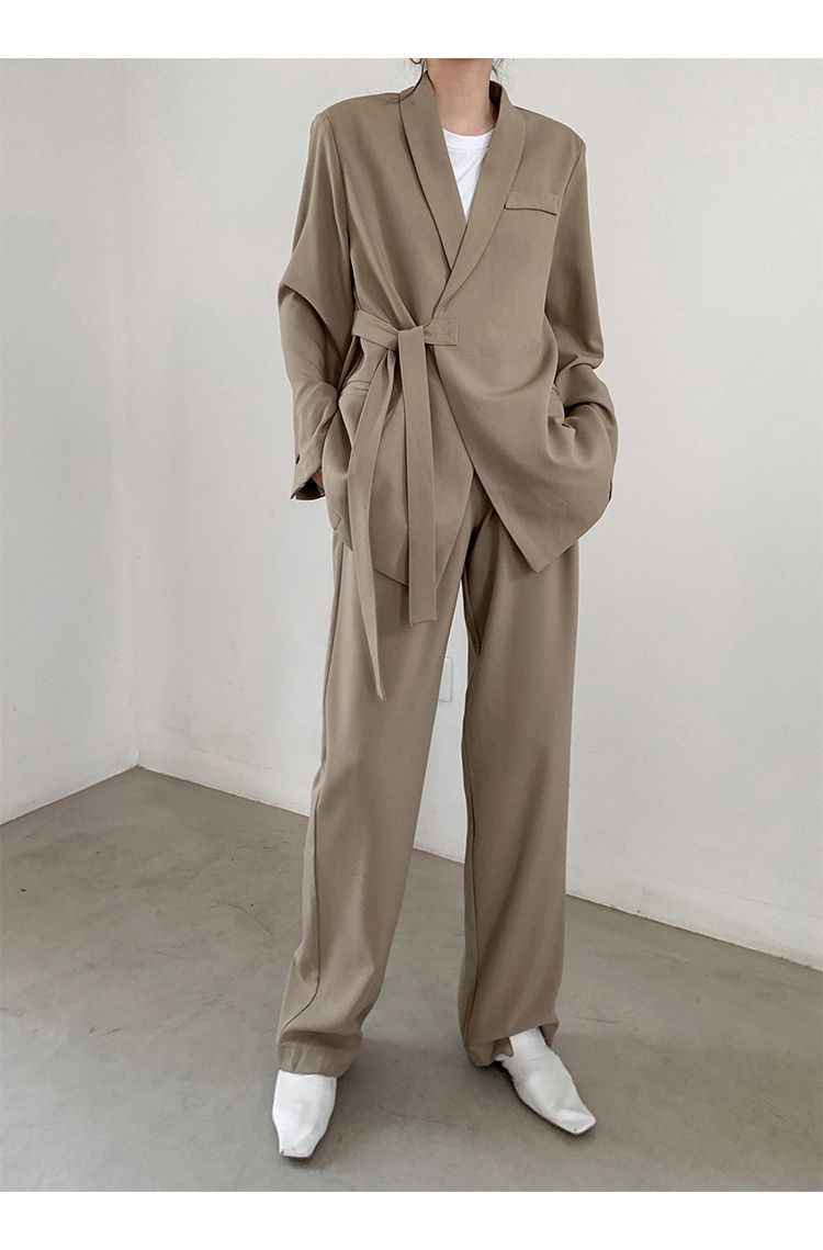 リュクス モード セットアップ スーツ ベージュ (セットアップ