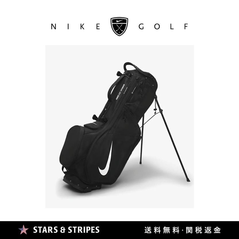 日本未販売 NIKE GOLF Air Hybrid 2 スタンドバッグ Black (Nike