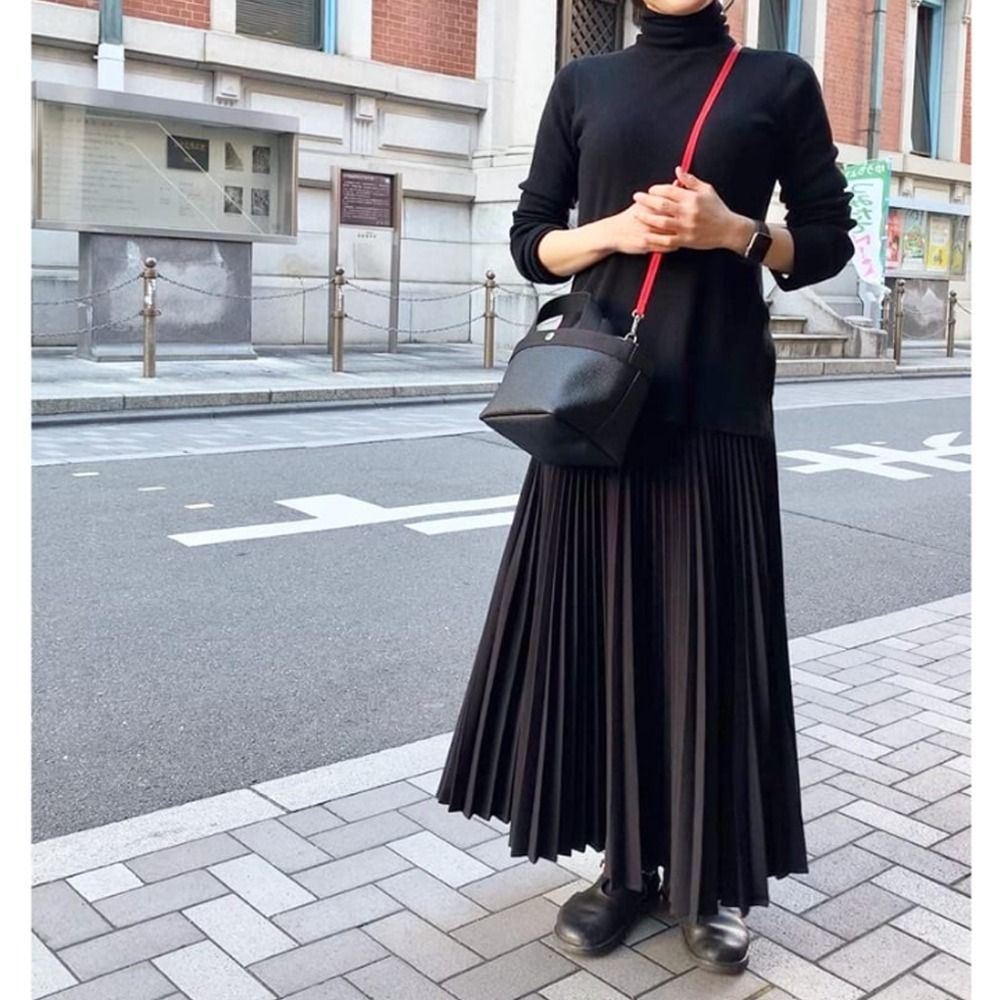 Herve Chapelier 2701GP ノワール×ノワール (舟型トートS) (HERVE