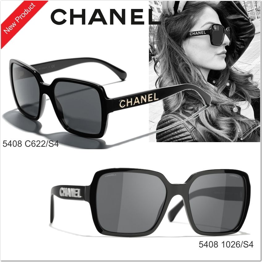 New♡CHANEL 5408 3Dロゴサングラス【関税込】 (CHANEL/サングラス