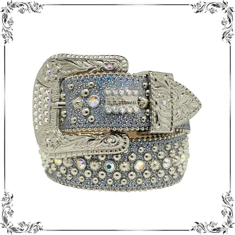 b.b.simon☆ベルト スワロフスキークリスタル ○送料無料○ (b.b.simon