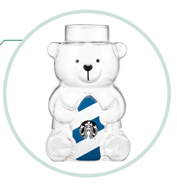 韓国スタバ】22 ベアリスタ グラス コールドカップ 473ml (Starbucks