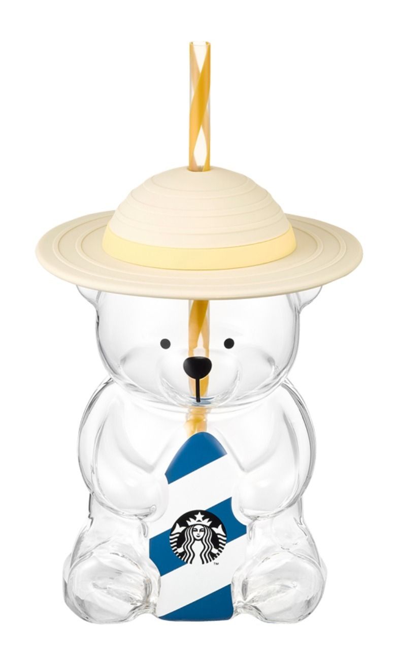 韓国スタバ】22 ベアリスタ グラス コールドカップ 473ml (Starbucks