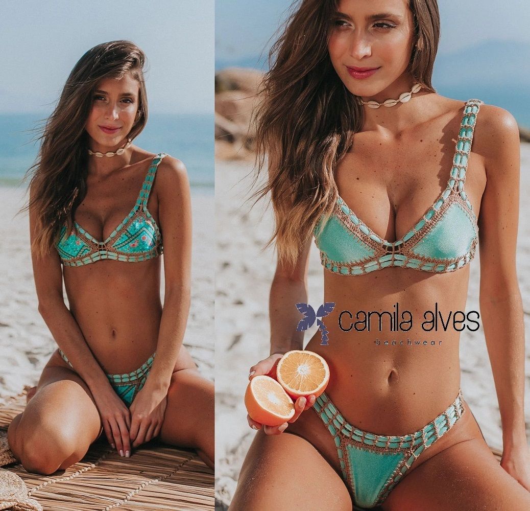 国内発即納sale◇エメラルドグリーンクロシェ♪リバーシブル (Camila