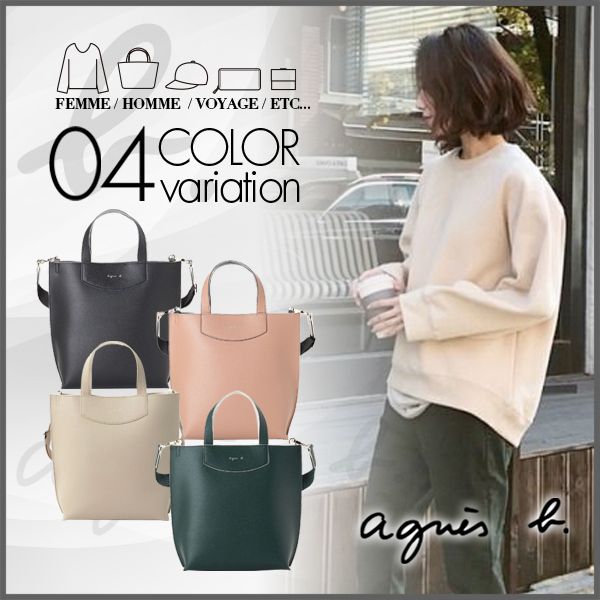 agnes b.】アニエスベー PAS04Z－01 2wayトートバッグ (Agnes b/トート