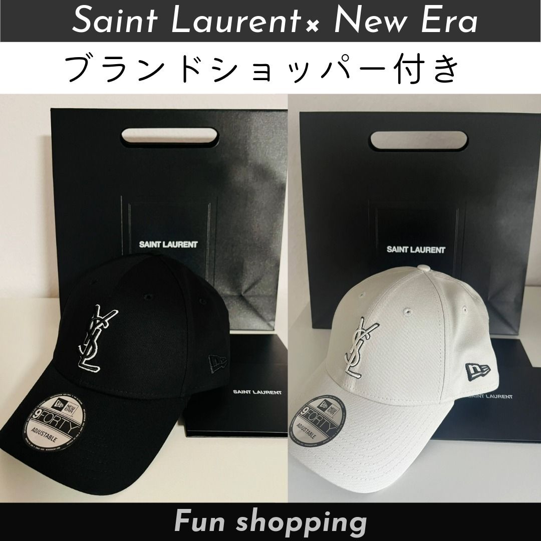 SAINT LAURENT×New Era】YSL MONOGRAM CAP 2色 (Saint Laurent