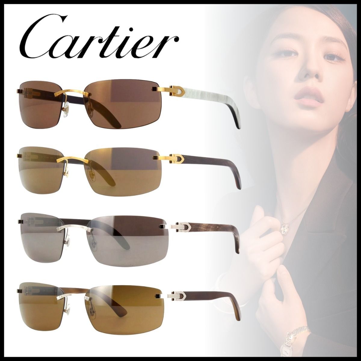 Cartier(カルティエ)】定番サングラス 送料/関税込み (Cartier